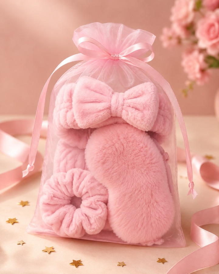 Pink goody bag